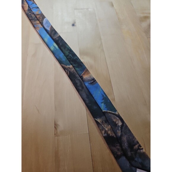 Ralph Marlin & Company 'Wolf' (Vintage 90s Howling Wolf Necktie/Tie/Neckwear) - Picture 7 of 12